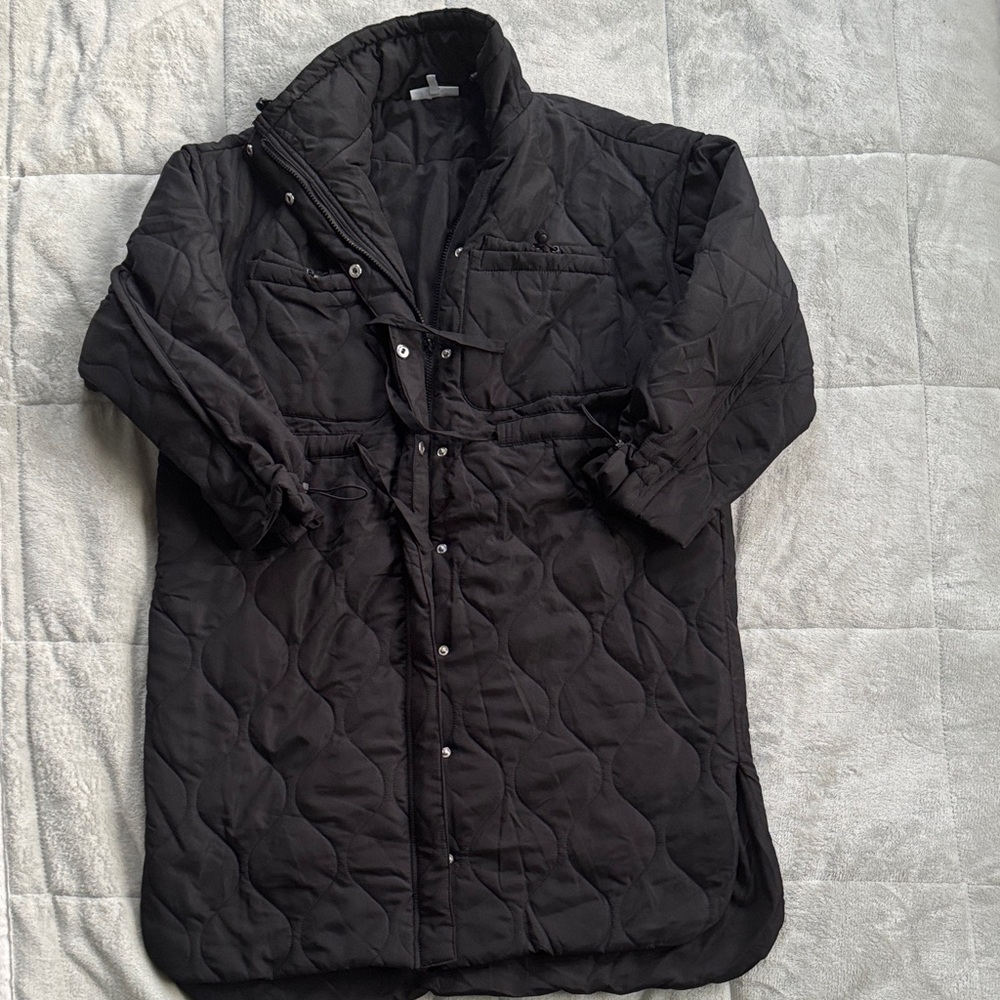 ⚠️Maternity Black Quilted Coat⚠️
